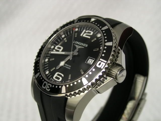 Longines hydroconquest 2024 rubber strap 21mm